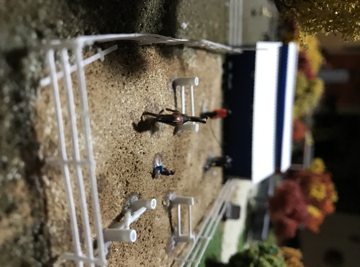 Horse Fence N Scale 1/160 Scale 3,520 Scale Feet 3d printed