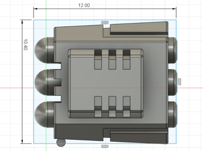 Custom Missile Pods (Large) 3d printed