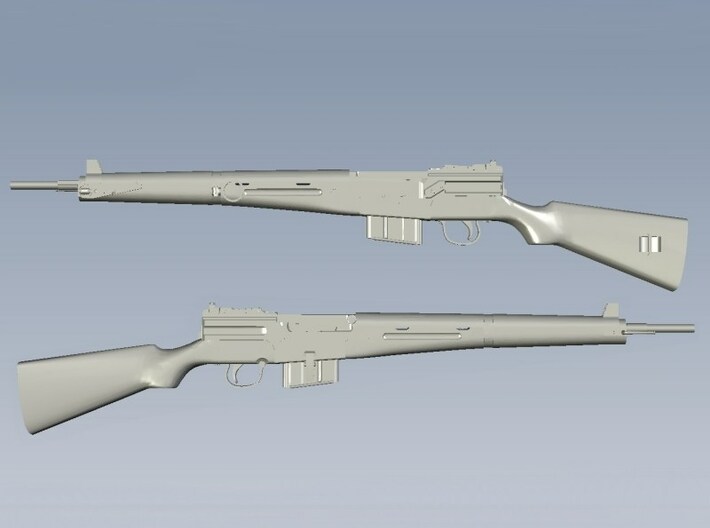 1/12 scale MAS-49 rifles x 3 3d printed 