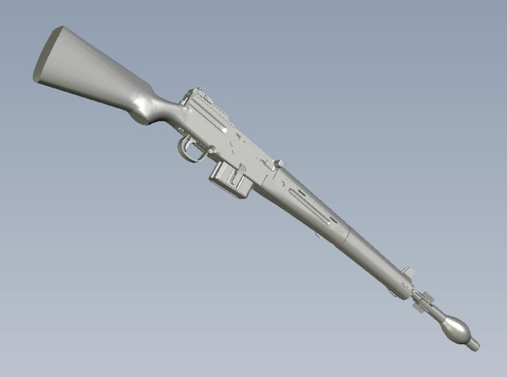 1/15 scale MAS-49 rifles & AP Mle-48 grenades x 3 3d printed 