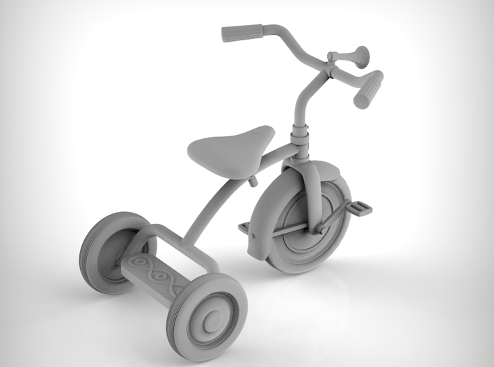 Tricycle 01. 1:35 Scale (x2 Units) 3d printed 