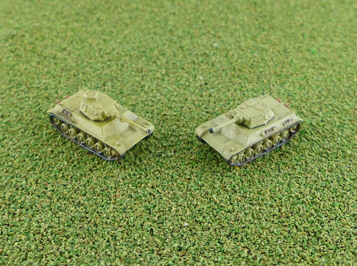 Panzer III/IV Einheitsfahrgestell 1/285 3d printed