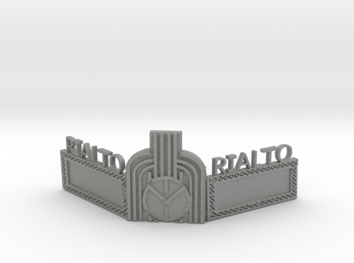 Rialto Marquee HO Scale 3d printed This is a render not a picture