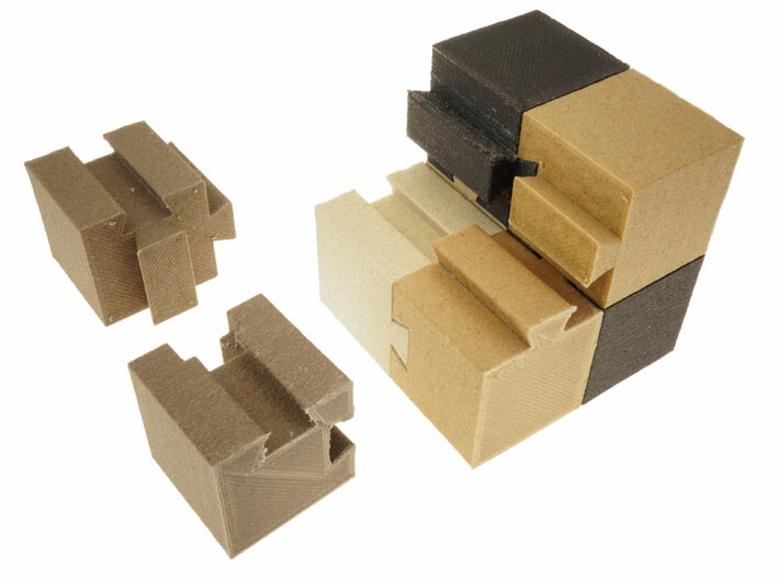 Dovetail Cube 3d printed 
