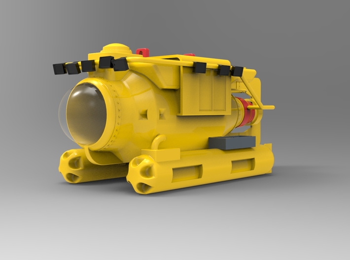 research submarine ca. 100mm long 3d printed