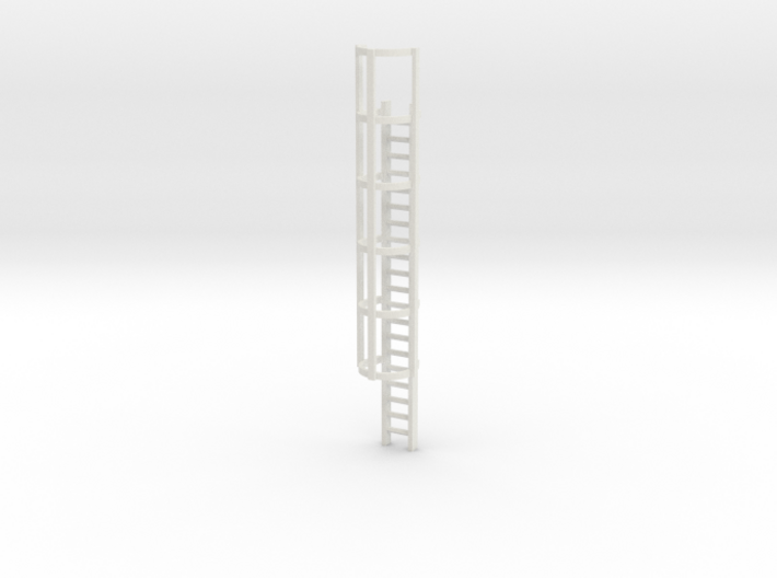 20ft Cage Ladder 1/87 3d printed