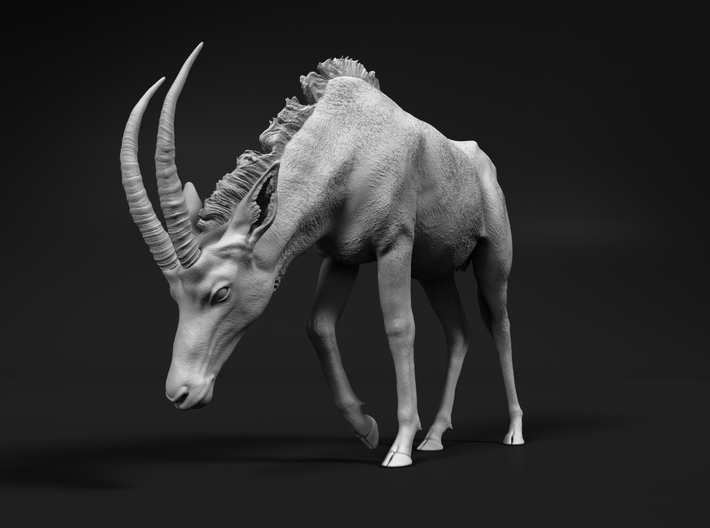Sable Antelope 1:35 Female with head down 3d printed 