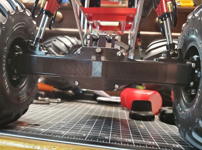 Freestyle Rear Axle Cover V2.2 3d printed 