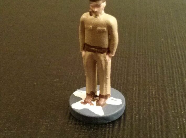 Global Set (no base) 3d printed MacArthur. Pieces are sold unpainted.