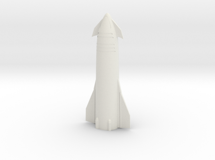 Space-X Starship 3d printed