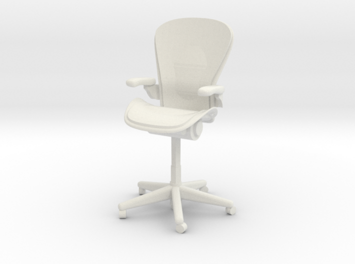 Miniature 1:12 Aeron Chair 3d printed