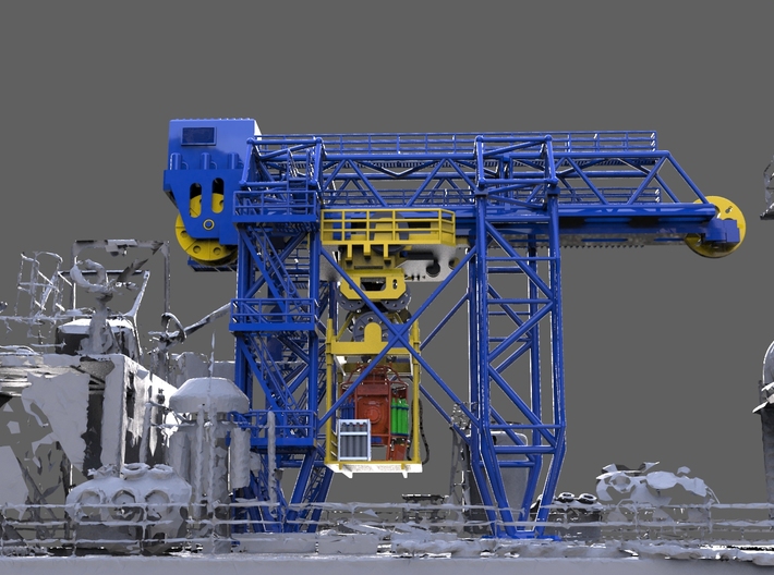 Handling Tower for Moon Pool seabex one 3d printed