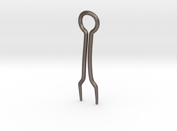 Two Curve Hairpin 3d printed
