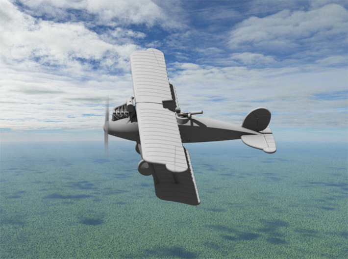 Albatros C.XV (various scales) 3d printed Computer render of 1:144 Albatros C.XV