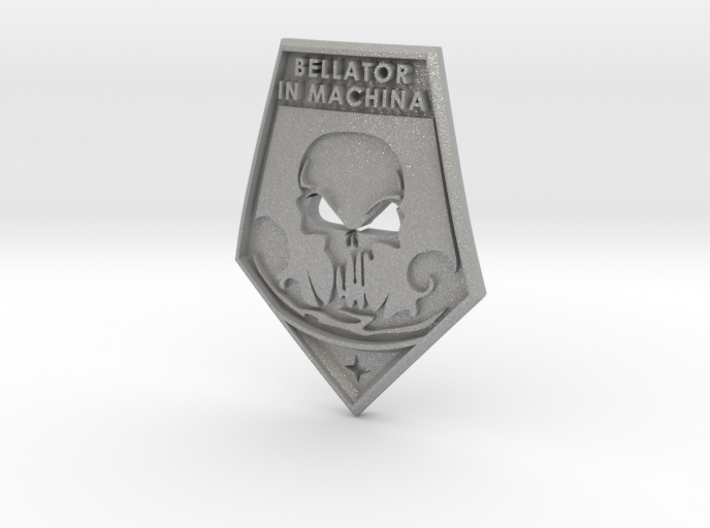 XCOM Badge: BELLATOR IN MACHINA 3d printed