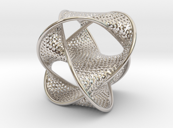 Borrometal (fine hexagonal mesh) 3d printed