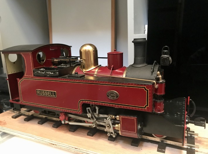 Smokebox with chimney for Roundhouse Russell 3d printed 