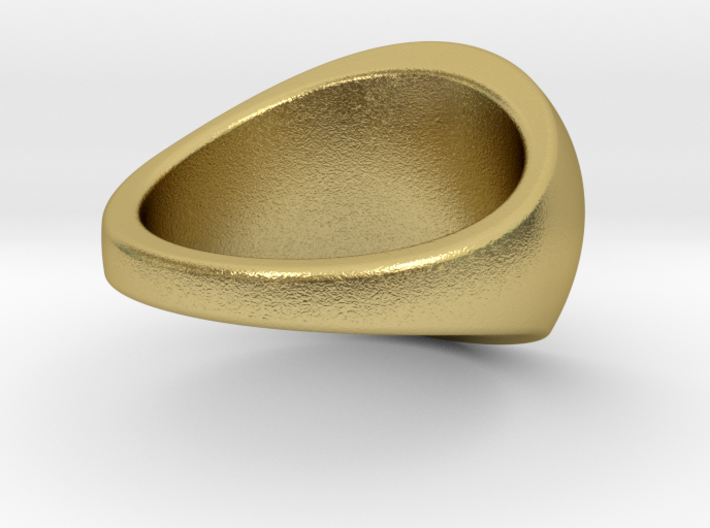 Custom Signet Ring 102 3d printed