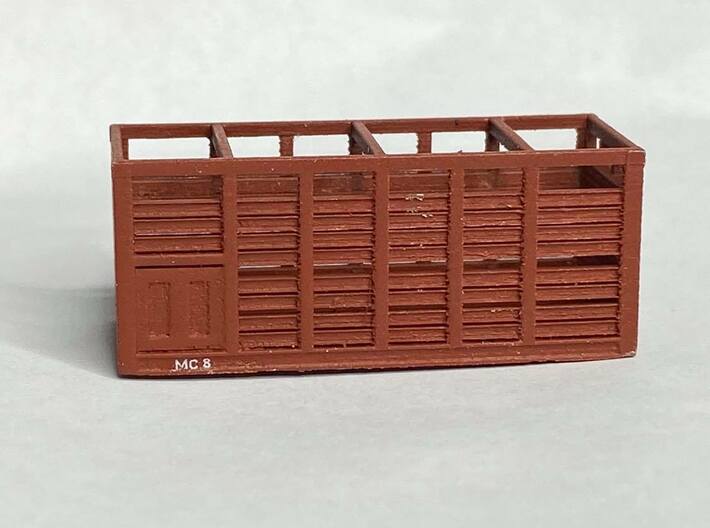 VR N Scale MC Container - Single 3d printed Painted sample from Shapeways