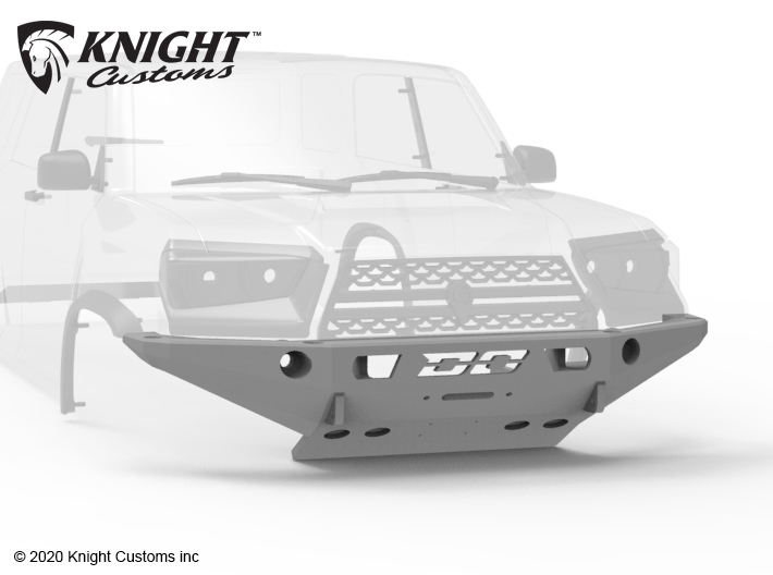 KCDM1006 Demello Trail Runner Front Bumper 3d printed