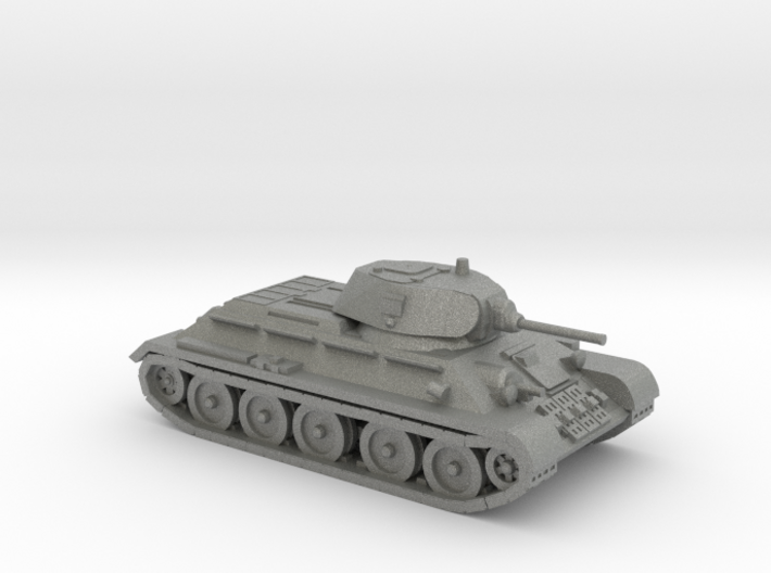 1/100 T-34 tank 1940 model (low detail) 3d printed 