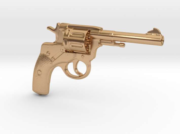 Nagant M1895 Revolver (⅓ scale) 3d printed
