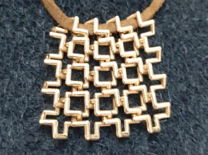 Hashtags Chainmail Pendant 3d printed