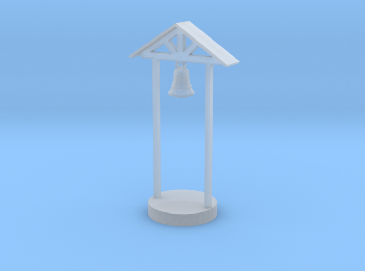 S Scale School Bell 3d printed This is a render not a picture