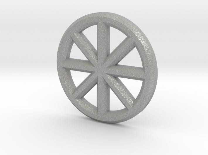 Wagon Wheel Pendant 3d printed