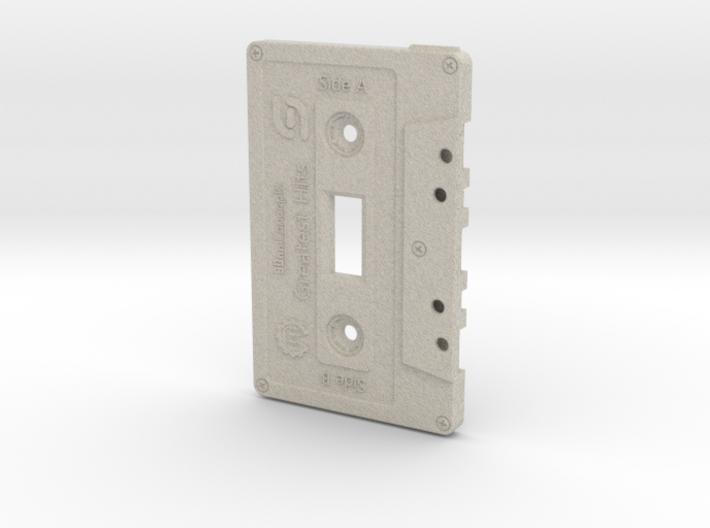 Cassette Light Switch Plate 3d printed