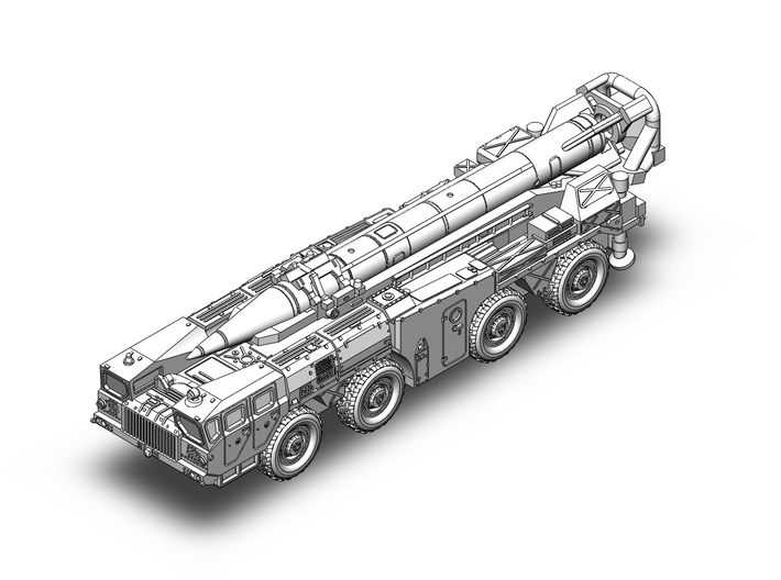 Maz543 ScudB SS1 missile truck 3d printed 