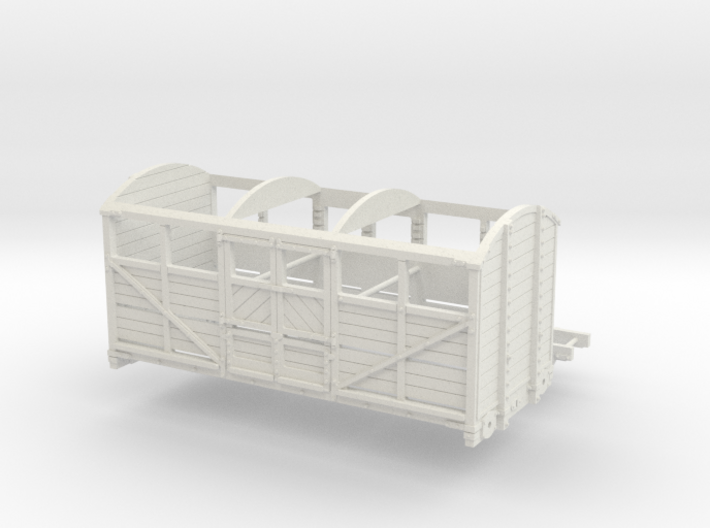 HO LBSCR 6 Ton Cattle Wagon 3d printed