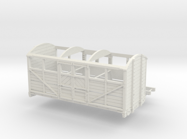 OO scale LBSCR 6 Ton Cattle Wagon 3d printed