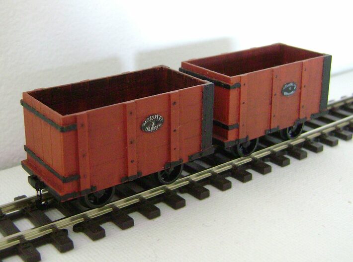 Oakeley Quarry Wagon 5.5mm Scale 3d printed