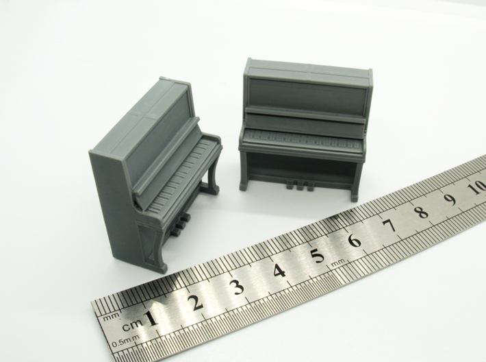 Piano 01. 1:56 Scale (28mm) 3d printed 