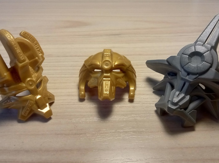 Mask of Ultimate Power (LEGO edition&runes) 3d printed 