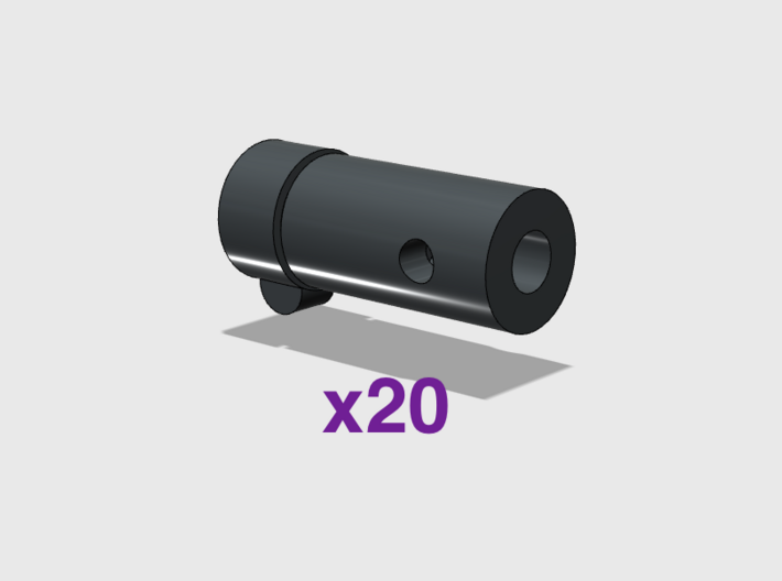 Prime 1: Silencer Addon 3d printed Small = 10x | Med. = 20x