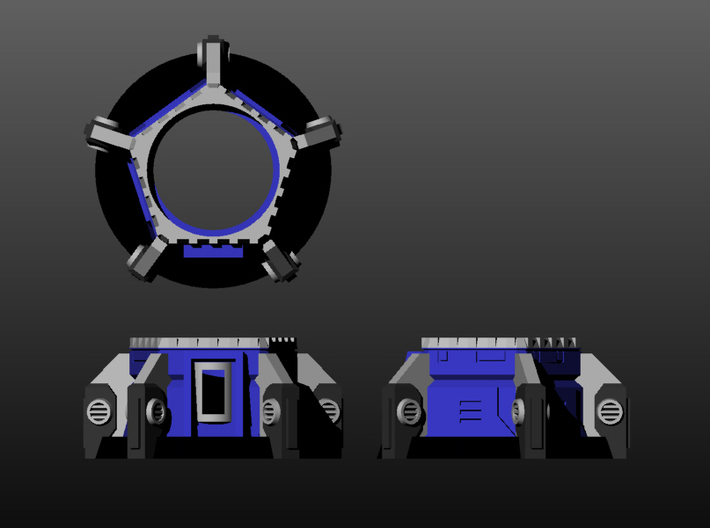 Heavy Weapons Turret 3d printed 