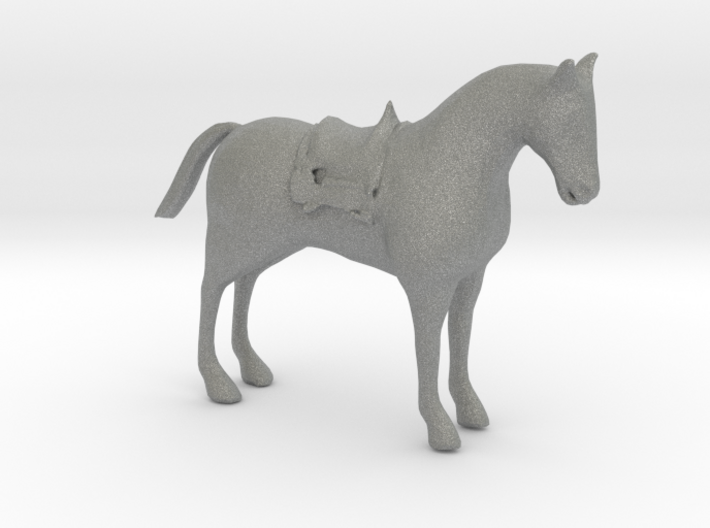 S Scale Saddle Horse 3d printed This is a render not a picture