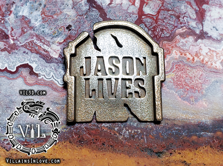 Jason Lives TOMBSTONE Pendant ⛧ VIL ⛧ 3d printed 