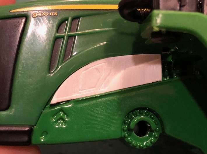 (4) GREEN 2019 4WD / 4 TRACK ENGINE SIDE SHIELDS 3d printed 