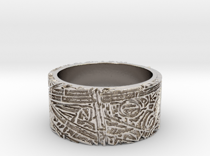 Bamboo Ring Size 12 3d printed