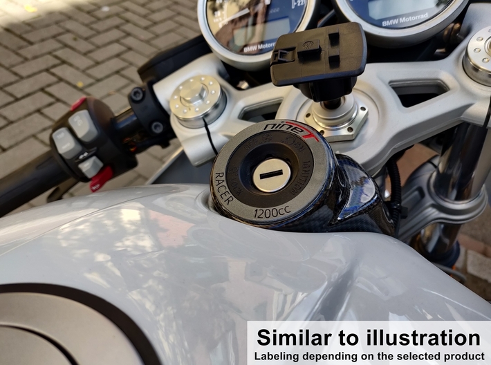 Ignition Lock Cover for BMW R nineT /5 3d printed Attachment example