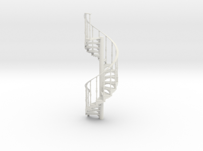 s-16-spiral-stairs-17-step-lh-2a 3d printed