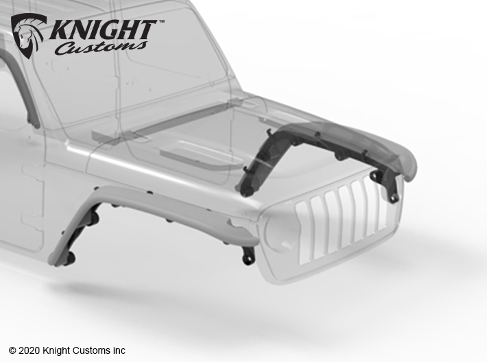 KCJT1001 JT Bar Fenders Front 3d printed 