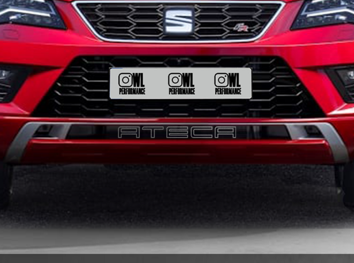 ATECA Logo for the lower grille 3d printed 