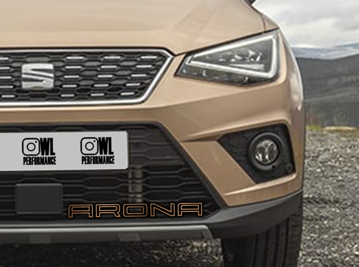 ARONA Logo for the lower grille 3d printed 