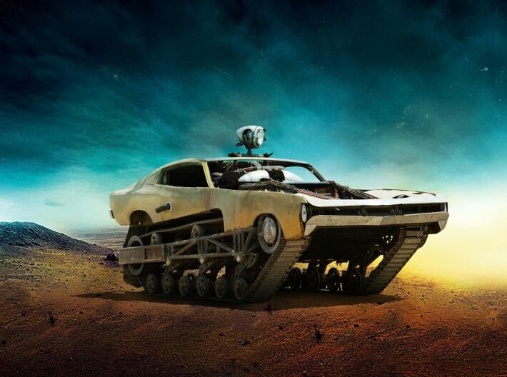 Mad Max EV1 The Peacemaker 3d printed