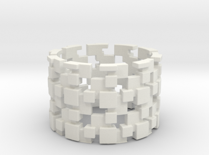 Borg Cube Ring Size 11 3d printed