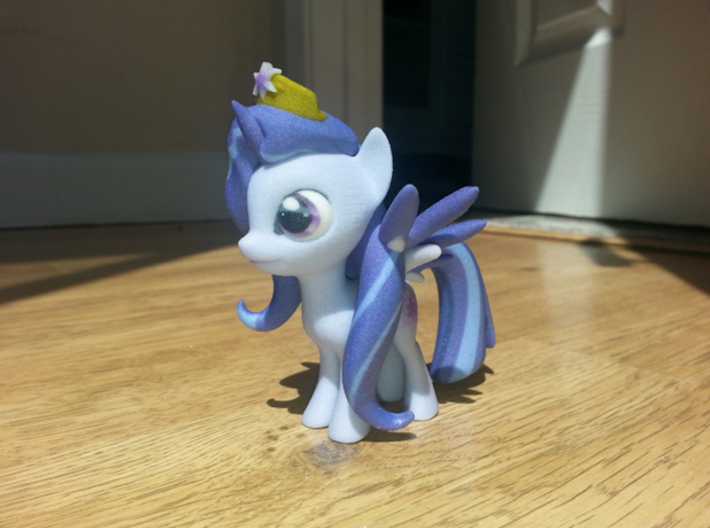 Snowflake Sparkle Pony 3d printed